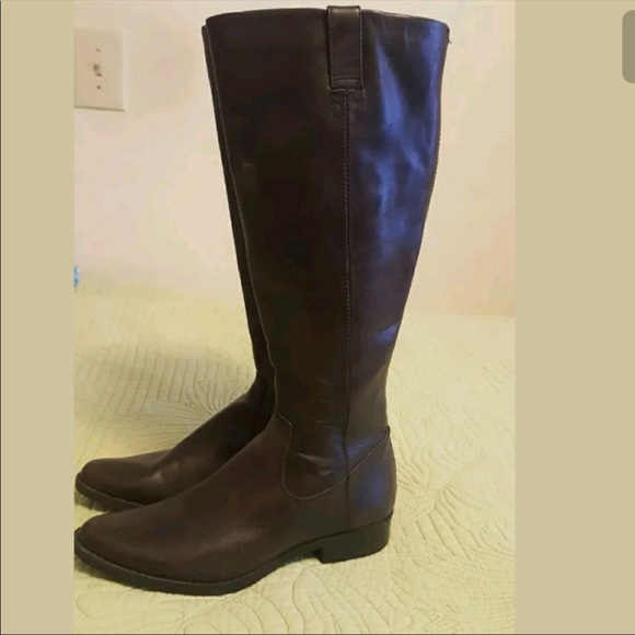 Calvin Klein Shoes - Calvin Klein Dark Brown Boots size 5